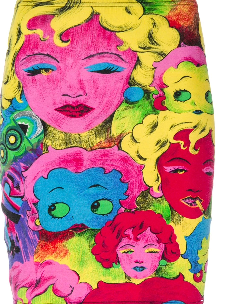 Affordable Betty 1990s Versace Women print skirt Boop 0416